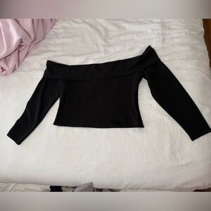 Abercrombie & Fitch Black Long Sleeve Top